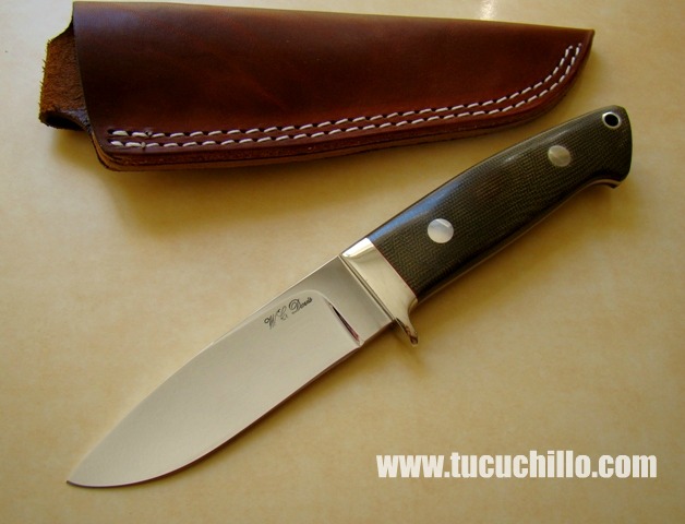 W.C. Davis Loveless Drop Hunter Micarta - Haga click a la imagen para cerrar